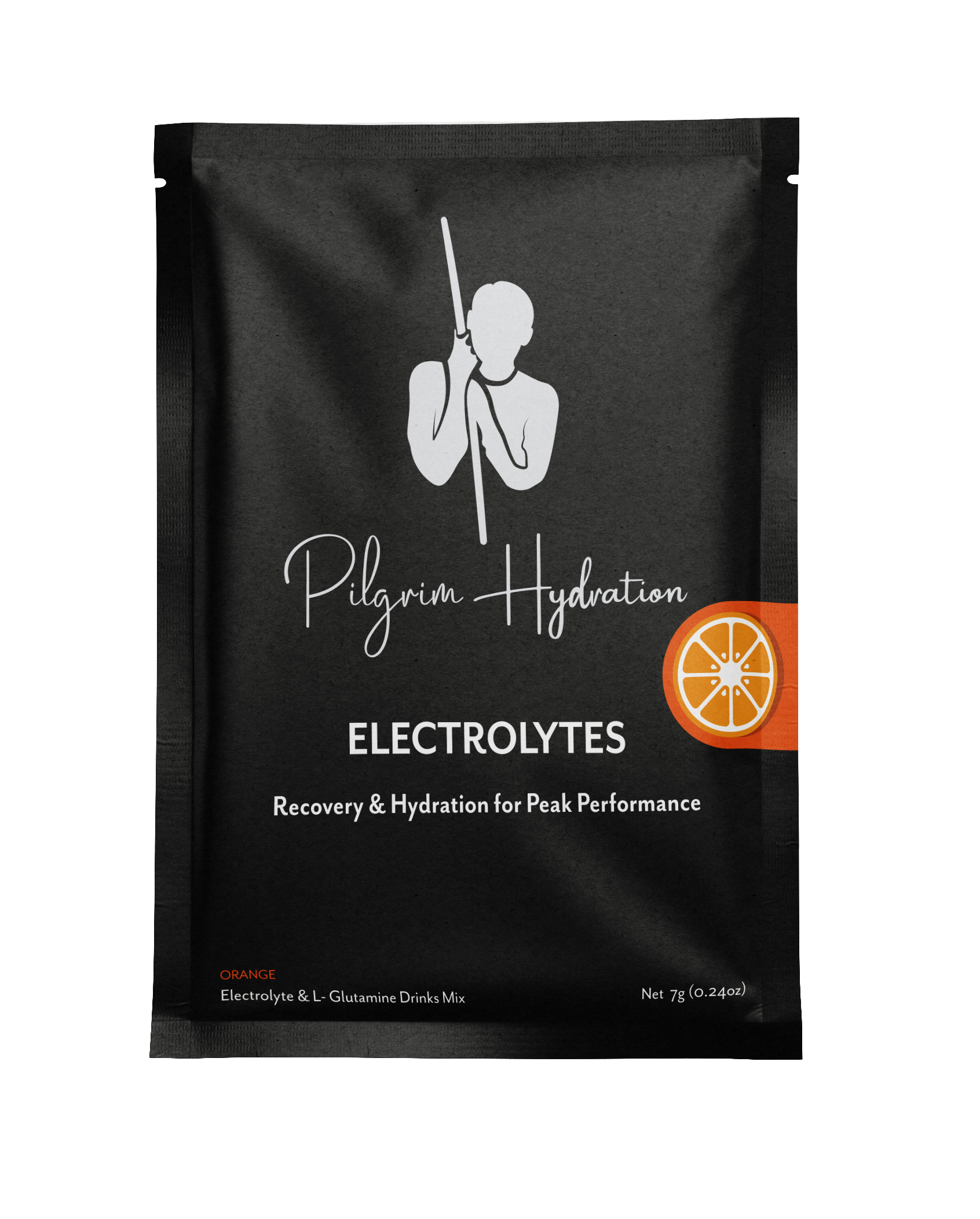PILGRIM HYDRATION RECOVERY ELECTROLYTE SACHETS X 5 - ORANGE