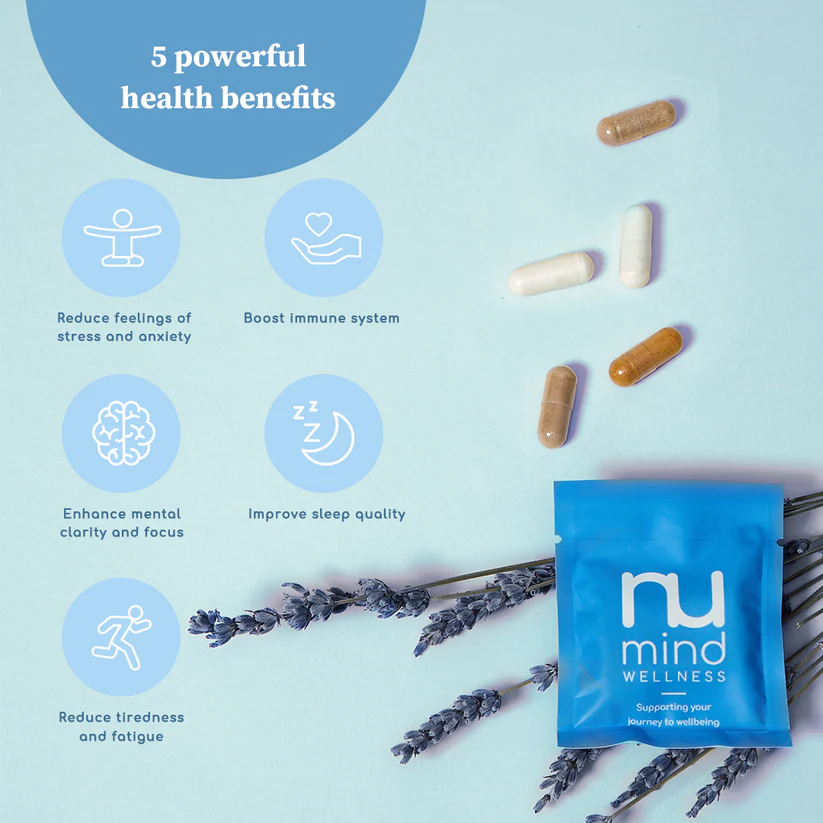 Stress & Mild Anxiety Support + Live Bacteria (30 Days)