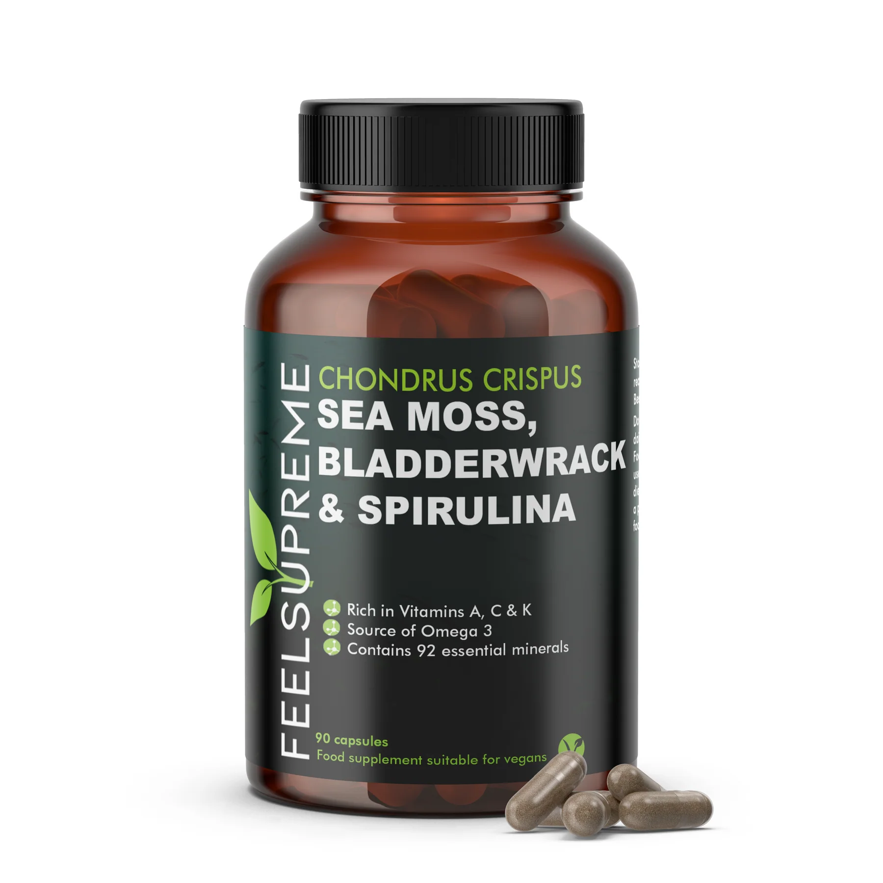 Sea Moss With Bladderwrack + Spirulina