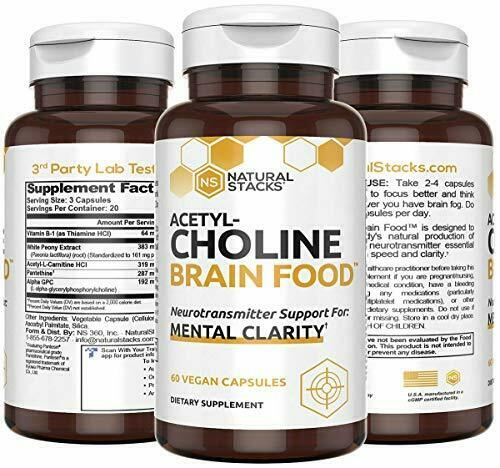 acetylcholine brain food (60 capsules)