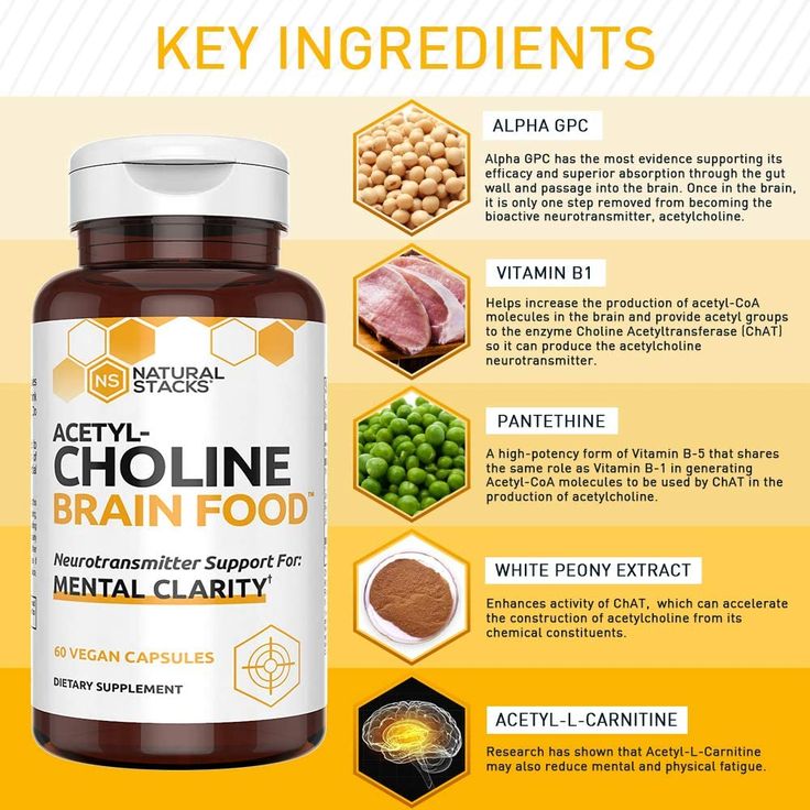 acetylcholine brain food (60 capsules)