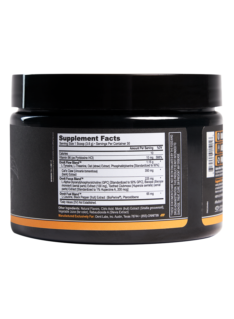 alpha brain instant tub (108g) peach flavour