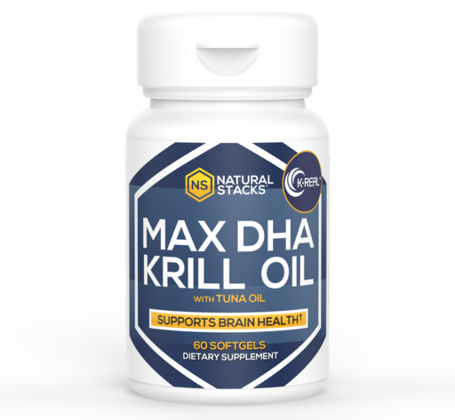 max dha antarctic krill oil with 1.5 mg of astaxanthin (60 cap)