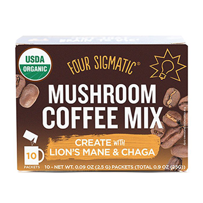 four sigmatic mushroom coffee with lion's mane & chaga (10 servings)