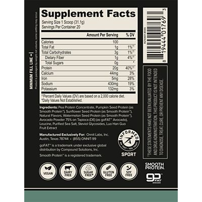 Onnit Plant Based Protein ingredients
