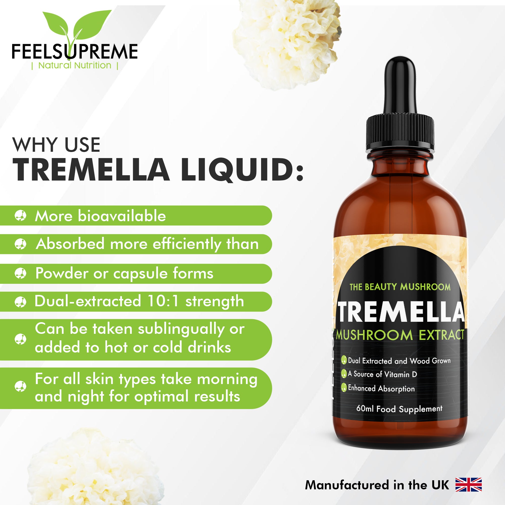 Tremella Mushroom Extract (60 ml)