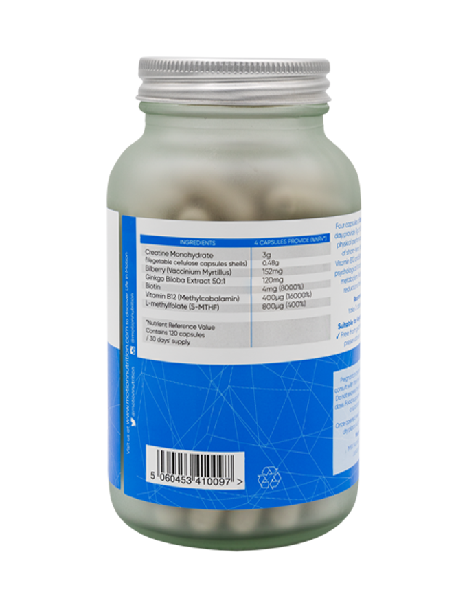 brain & body creatine (120 caps)