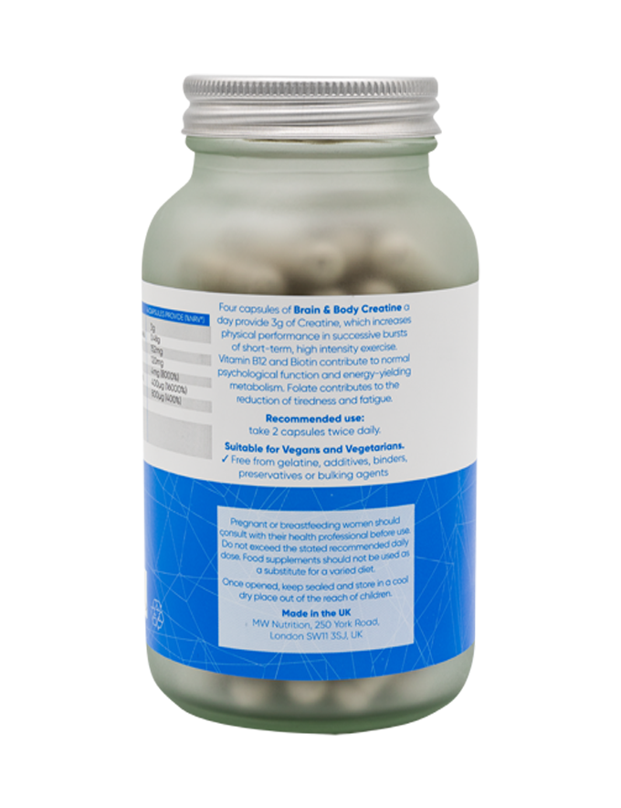 brain & body creatine (120 caps)